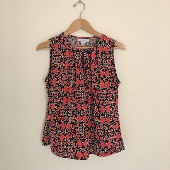 Liz Claiborne Tops - Liz Claiborne | Orange Sleeveless Blouse